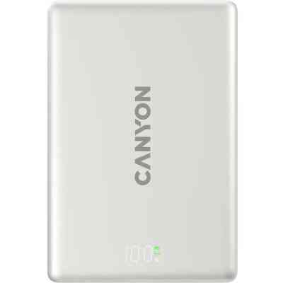Батарея универсальная Canyon 10000mAh OnPower 511 PD20W Magnetic wireless MagSafe Grey (CNS-CPB511G) Винница