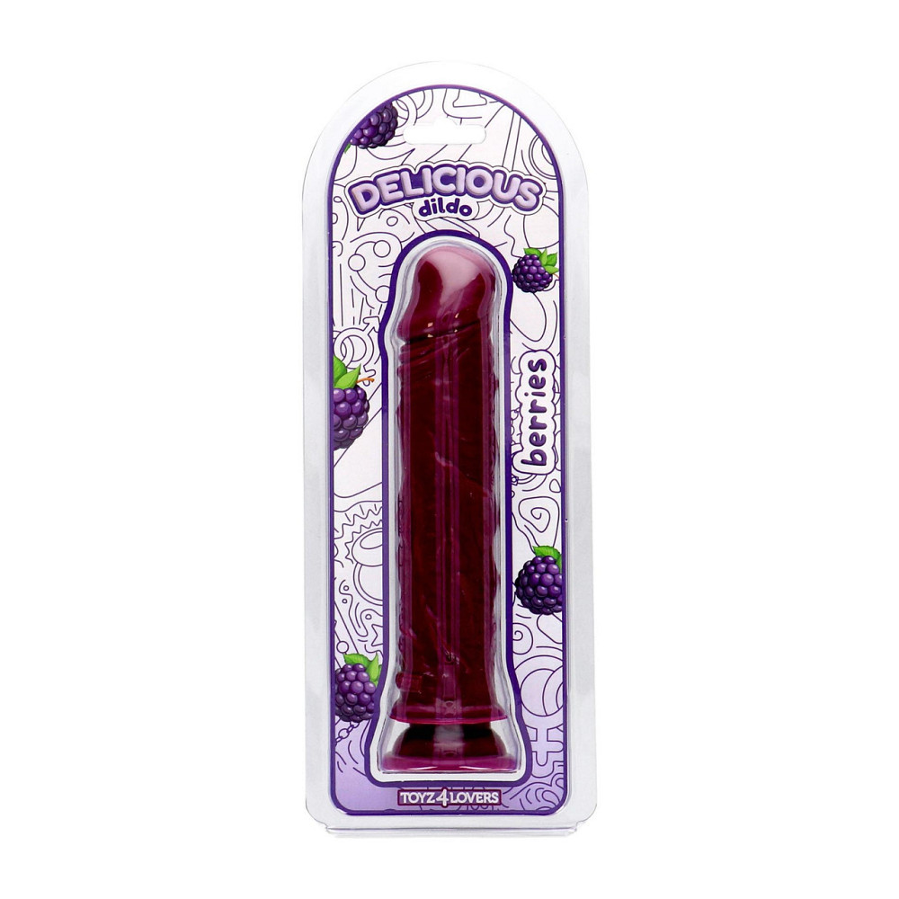 Фалоімітатор з ароматом ожини - Toyz4lovers Delicious Dildo Berries, 20 см Sex Aura Київ - фото 2