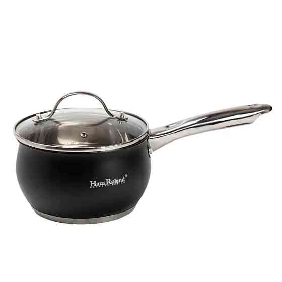 Набір посуду для приготування з нержавіючої сталі 12 предметів, чорний HP33548 Коломия