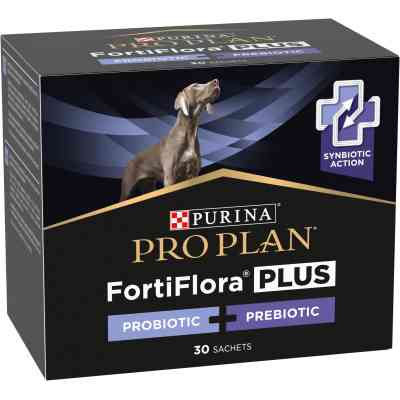 Пробіотична добавка для тварин Purina Pro Plan FortiFlora Plus Для собак та цуценят для підтримки нормальної мікрофлори кишківника 30 x 1.5 г (8445290 Вінниця
