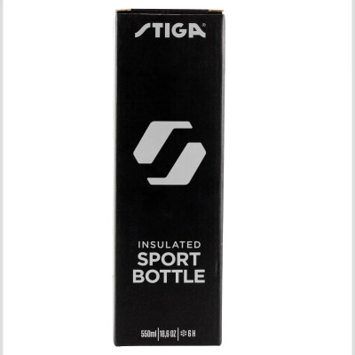 Пляшка для води Stiga Water Bottle Steel Black 550ml (2905-0101-55) (931287) Вінниця - фото 3
