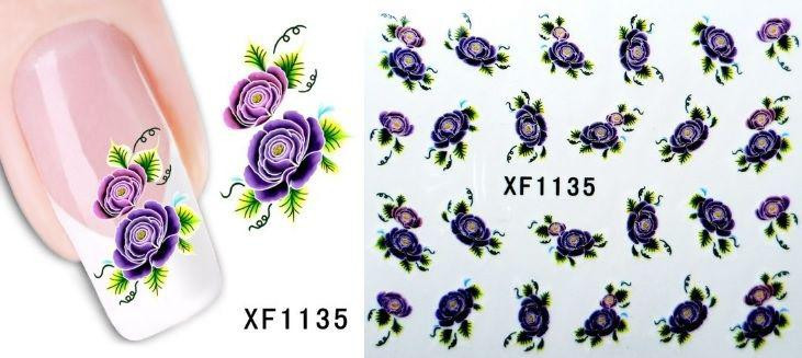 Наклейки для ногтей XF1135 Киев - изображение 2