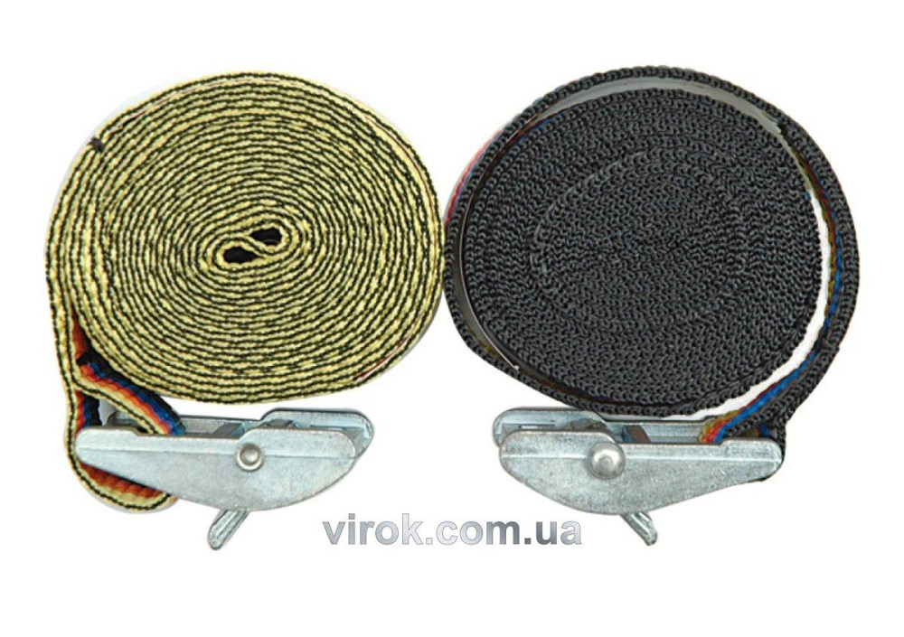 Пас для кріплення багажу VOREL, зажим, фіксатор : 25мм х 250см 2шт. [10/80] Одесса - изображение 1