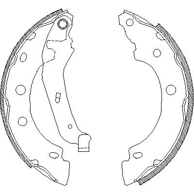 Гальмівні колодки REMSA 4043.00 Вінниця - фото 1