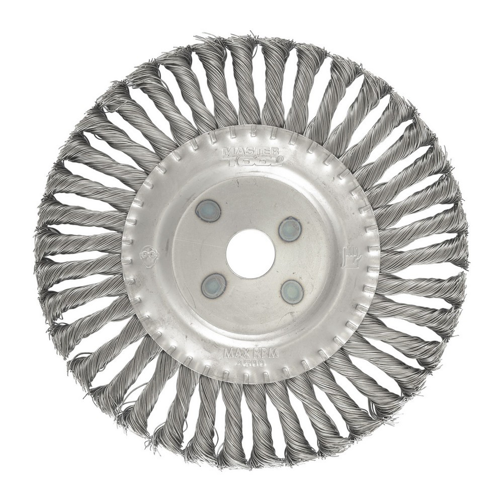 Щітка дискова MASTERTOOL з плетеного дроту Ø 200х22.2 мм 19-9020 Коломыя - изображение 2