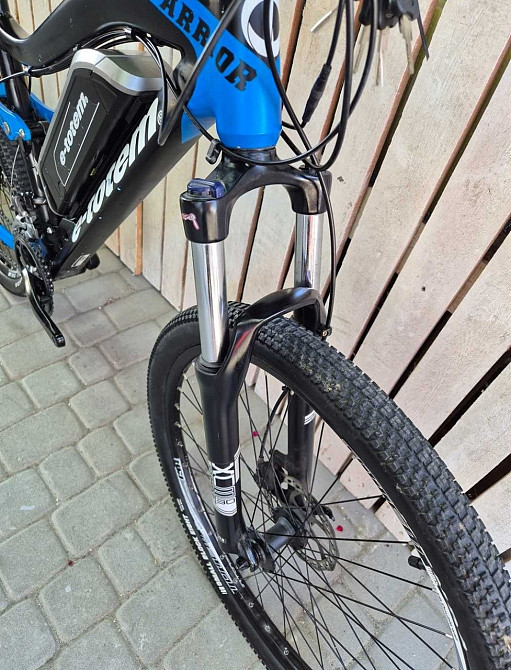 Електровелосипед двопідвіс гідравліка бу E-Totem Warrior 27.5 M48 Київ - фото 5