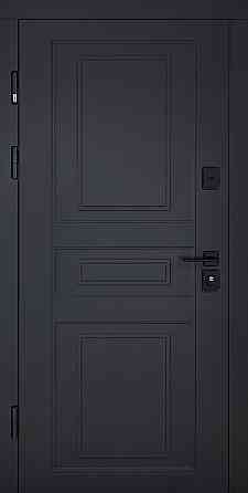 Вхідні двері з терморозривом Abwehr Cottage Scandi 498 RAL 7021 + Вулична плівка Vinorit Біла 860*2050 мм Київ