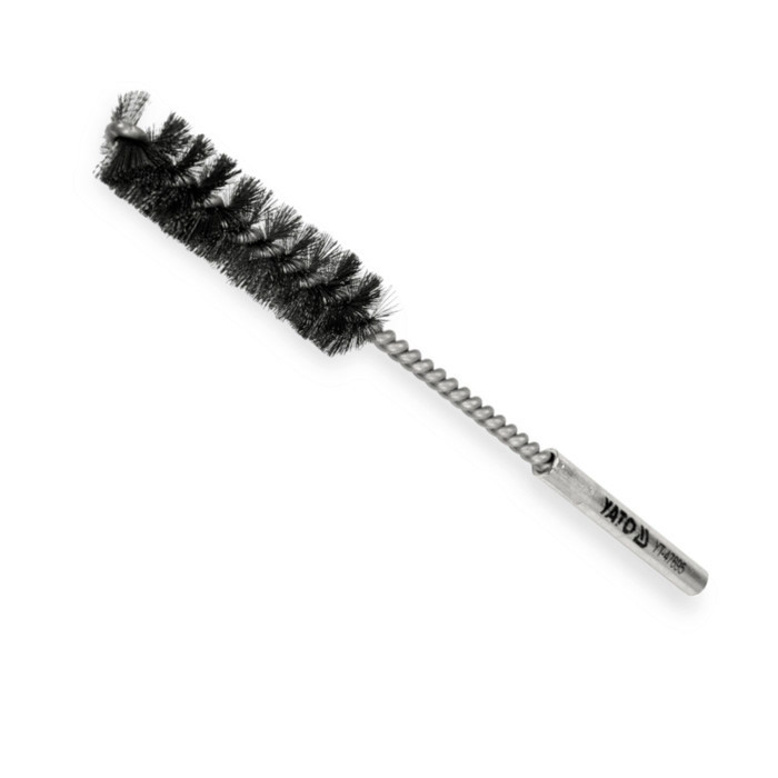 Щітка-йорж міні "дриль" d 20 х 200мм нержавіюча сталь, тримач 8мм Мукачево - фото 1