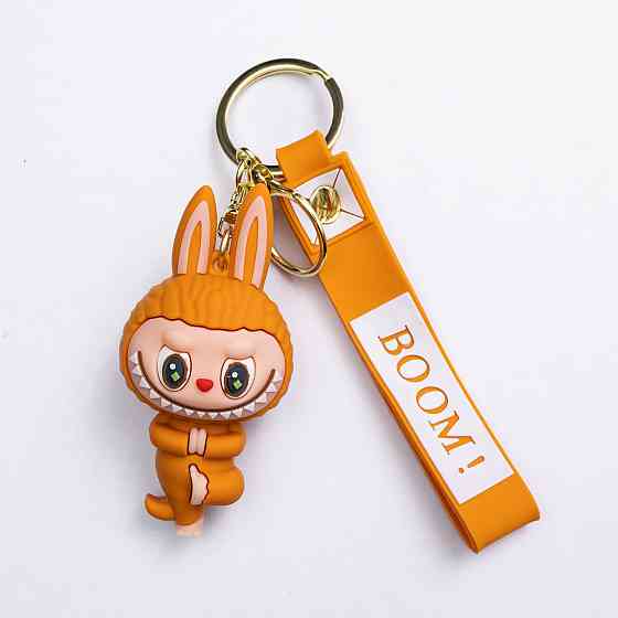 Детский брелок Beige Yoga 4×8 (см) для ключей, на сумку и рюкзак Коричневый HP-55-16BR Киев