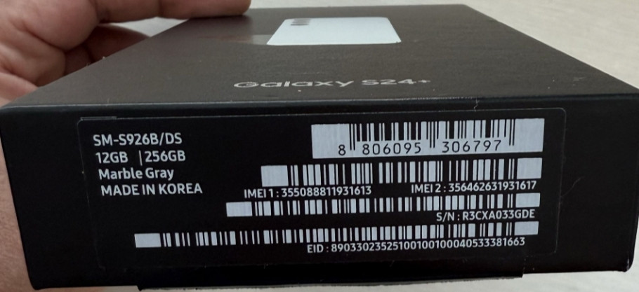 Смартфон Samsung Galaxy S24 + 256Gb. Matble Gray. Киев - изображение 1