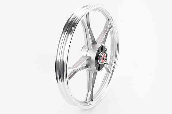 Диск задній литий 1,4-17" DELTA, сріблястий (вісь 12мм) Київ