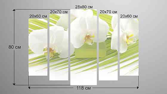 Модульна картина Орхідея Art-33_5 Київ