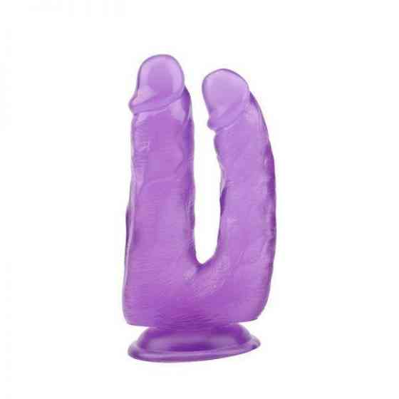 Фалоімітатор подвійний 6.3 Inch Dildo, Purple Sex Aura Київ