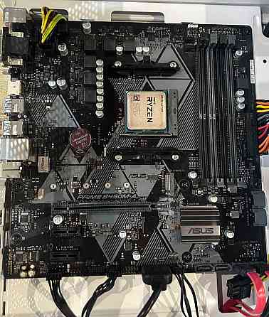 Материнська плата комплект AMD Ryzen 5 + Asus B450M -A 12потоків DDR4 Київ