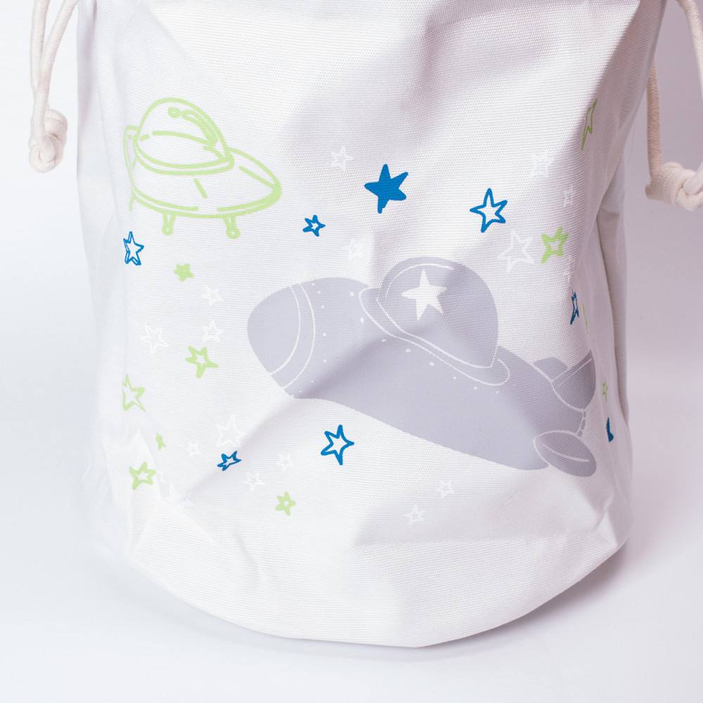 Yiwu Кошик для іграшок тканинний 40×40×47 см Білий HP-41-15W Київ - фото 3