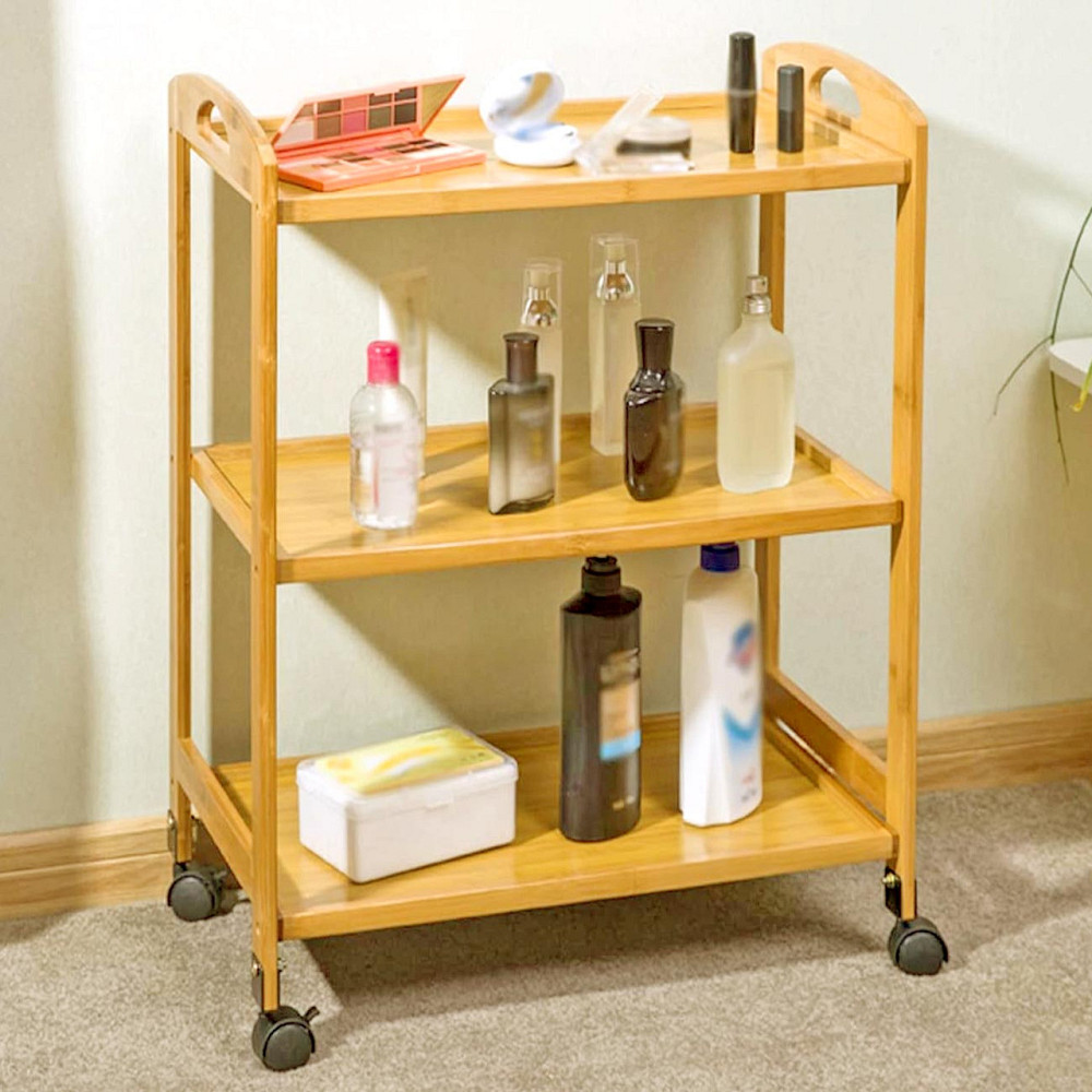 Етажерка для ванної на коліщатах "Велесон" каррі Миколаїв - фото 1