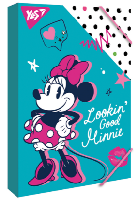 Папка для зошитів на гумці В5 "Yes" Minnie Mouse картонна, 491953, шт Київ