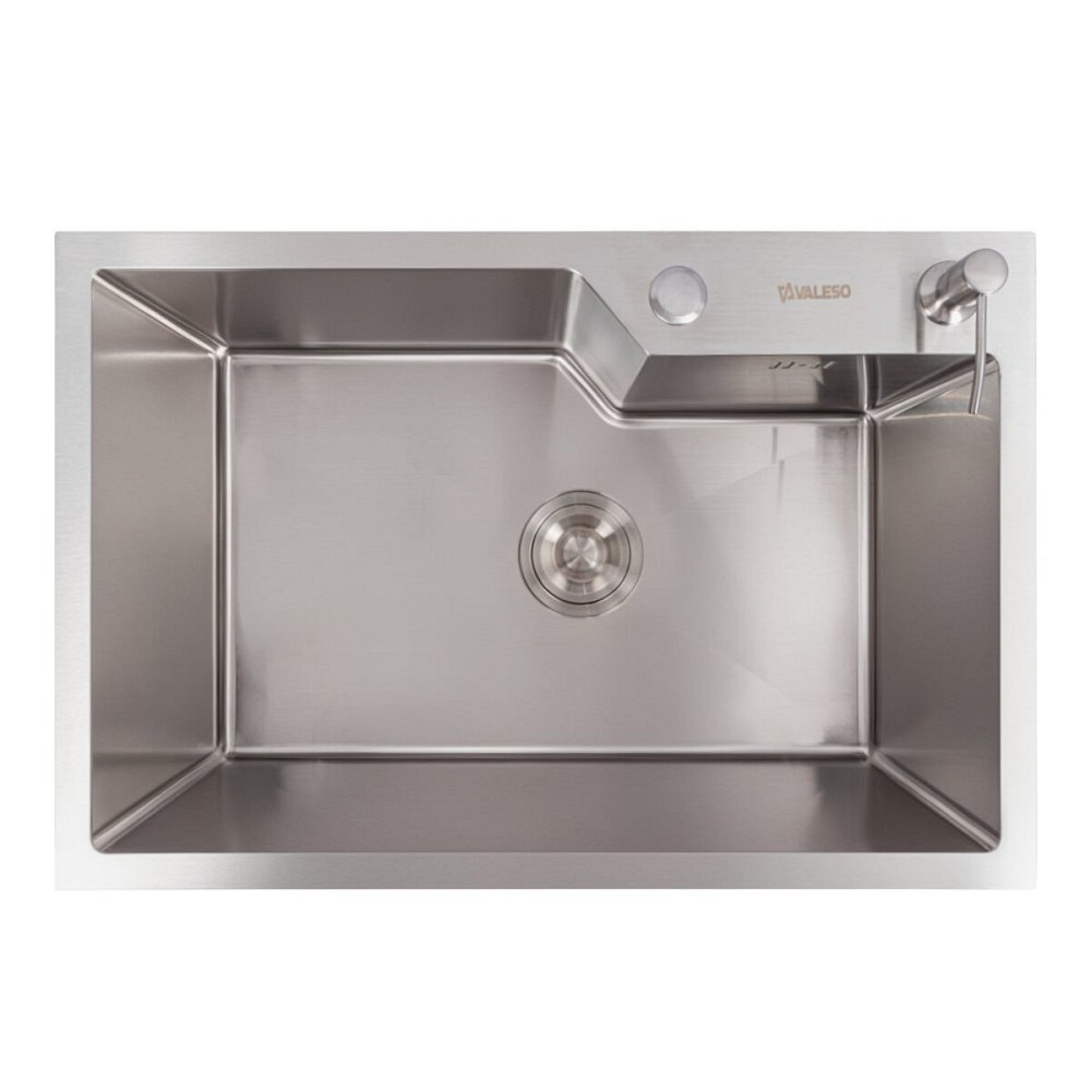 VALESO Кухонна мийка VALESO Handmade 65х43 нержавійка (3,0/0,8) Київ - фото 1