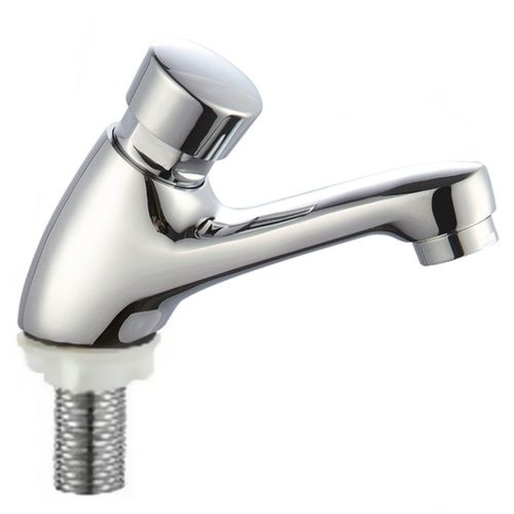 Монокран для умивальника Zerix Z9042 натискний порційний латунь (ZX2727) Чернівці - фото 2