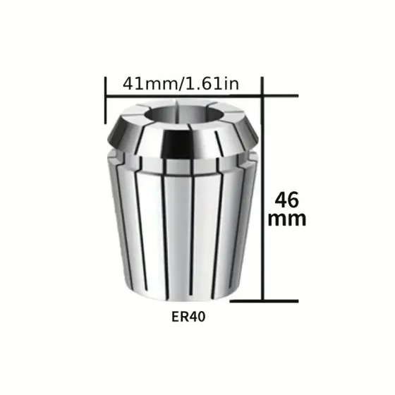 Набор цанг ER11, 13 шт (1–7 мм, шаг 0.5 мм) для зажима сверл, фрез и инструмента в шпинделях ЧПУ Киев