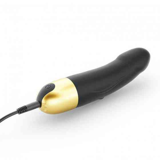 Вібратор Dorcel Real Vibration S Gold 2.0, діаметр 3,7см, перезаряджуваний, для точки G Sex Aura Київ