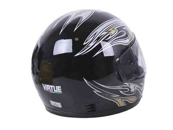 Шлем мотоциклетный интеграл MD-А105 (черно-золотой, size L) Мукачево