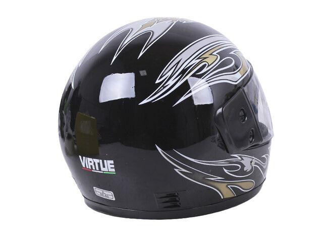Шолом мотоциклетний інтеграці MD-А105 (чорно-золотий, size L) Мукачево - фото 2