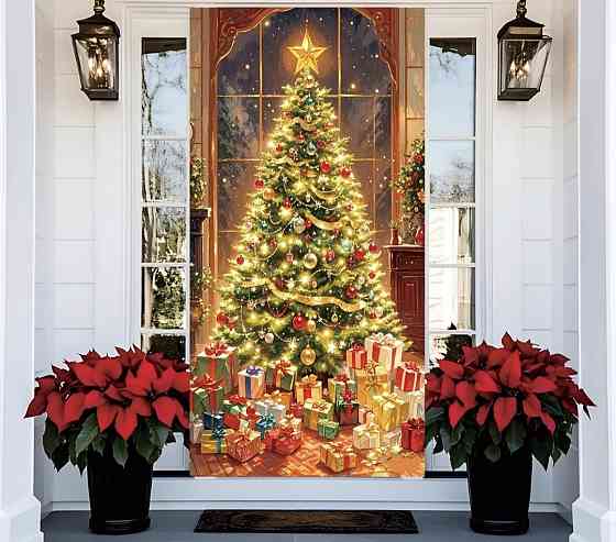 Банер на двері Різдвяний Смела