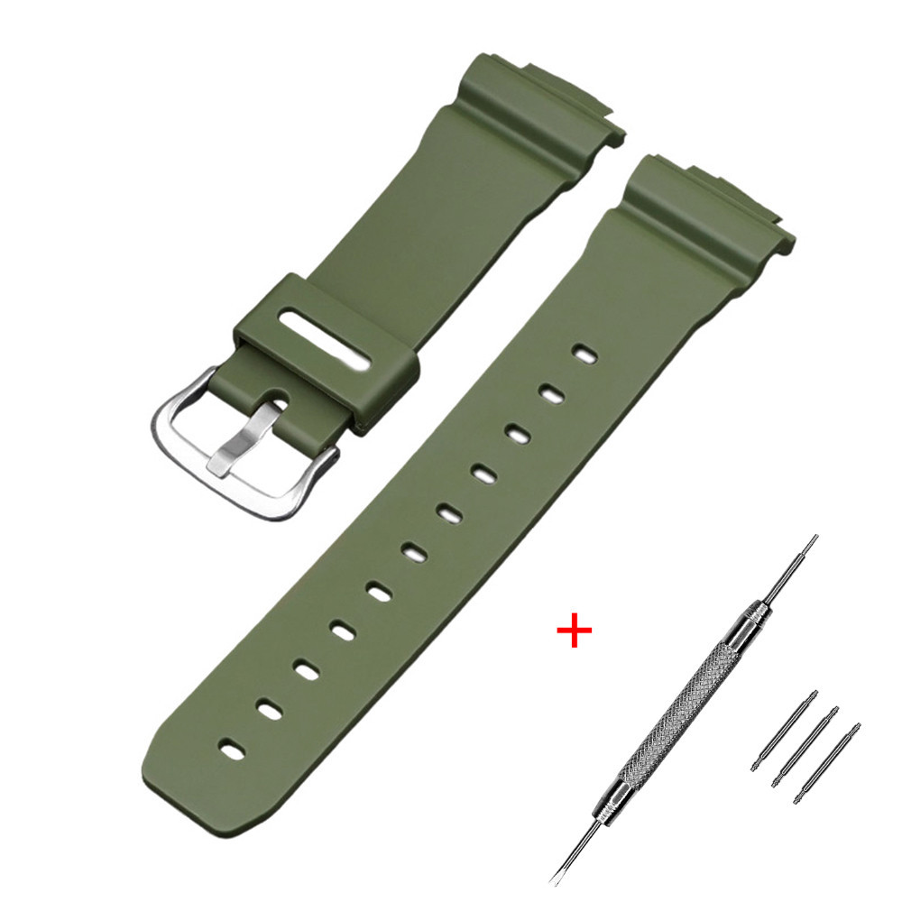 Ремешок для Casio G-Shock DW-6900 Army Green SI SBR Киев - изображение 1