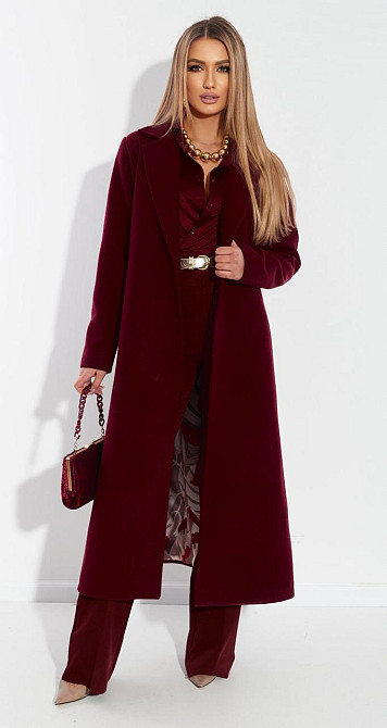 Кашемірове пальто з розрізами Київ - фото 6