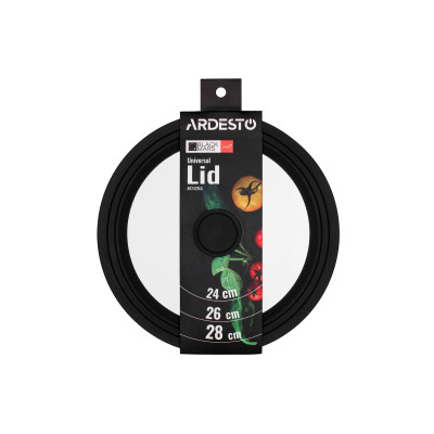 Крышка для посуды Ardesto Black Mars Smart 24/26/28 см (AR2428UL) Винница - изображение 2
