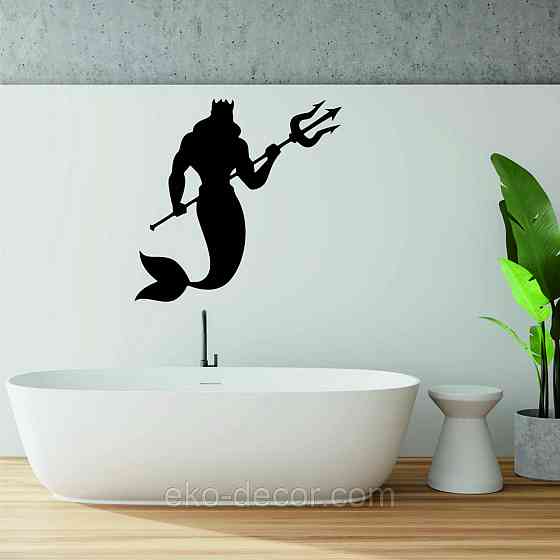 Декоративное настенное 3D Панно «Морской царь» Декор на стену с объемом Киев