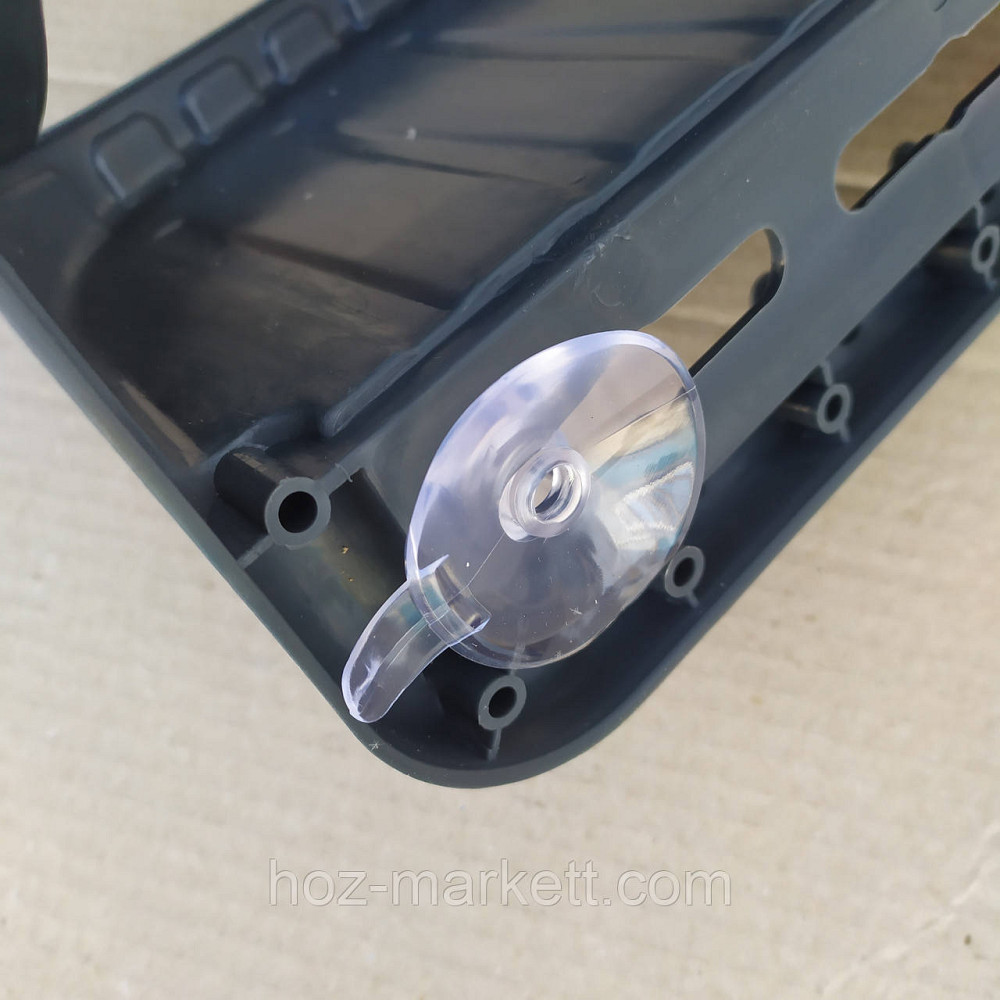 Полиця у ванну навісна настінна біла пластикова пряма 62 см Харків - фото 6