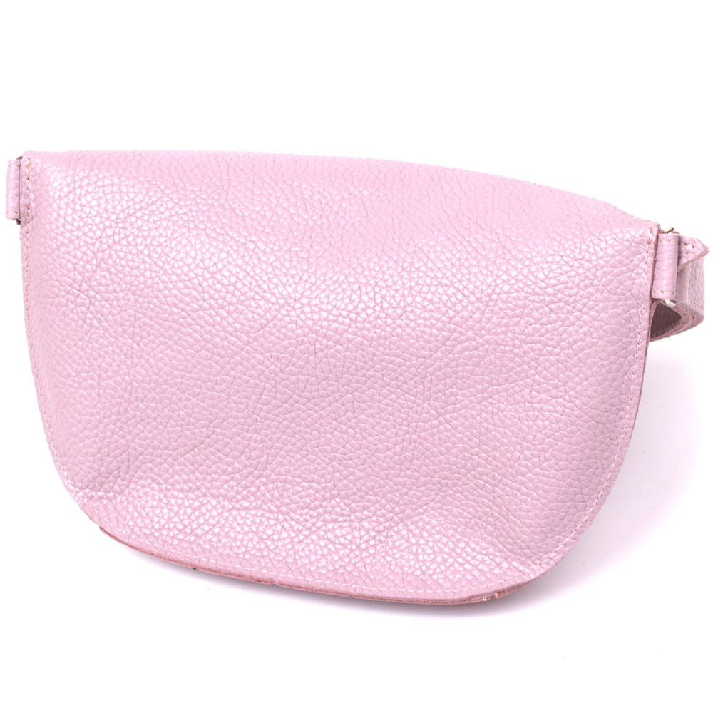 Кожаная практичная женская бананка Лиловый (SHVIGEL) Киев - изображение 6