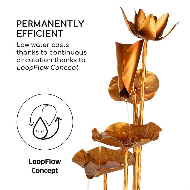 Насос для фонтана Golden Orchid Garden з латунним оздобленням 5 W IPX8 для приміщень і вулиці (Німеччина, читати Рівне - фото 4