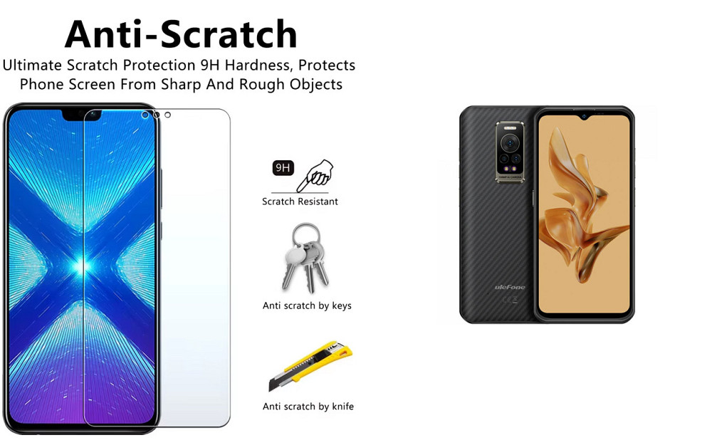 Защитное стекло NeoGlass для Ulefone Power Armor 17, Power Armor 17 Pro – ультрапрозрачное и устойчивое Киев - изображение 1