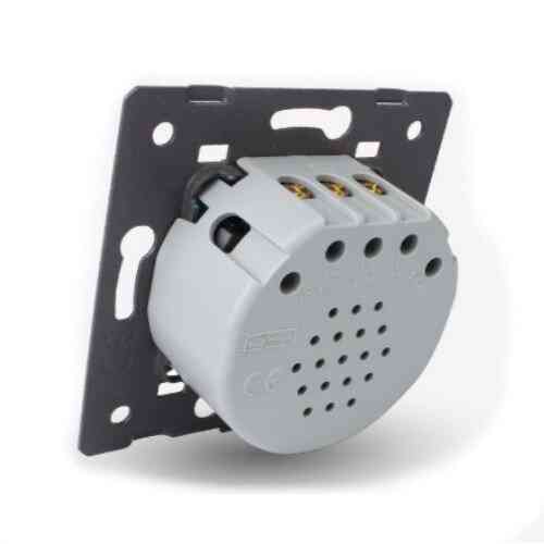 Сенсорна кнопка LIVOLO, 2-сенсорна, 230В, без фіксації (дзвінковий / імпульсний), без нейтралі (VL-FC2B-2G) Коломыя