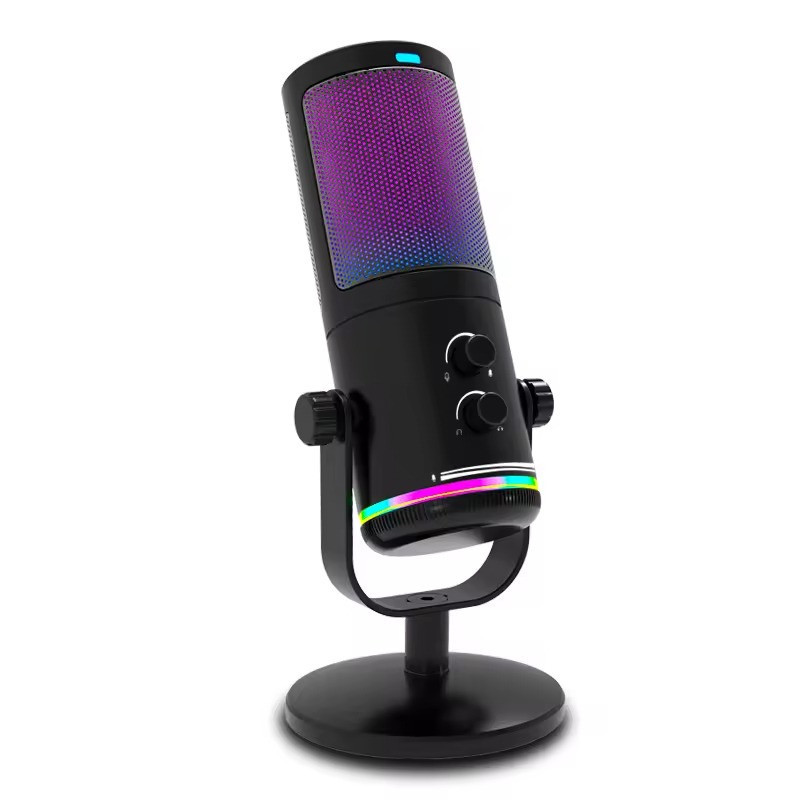 Мікрофон ігровий для стрімінгу для ПК і ноутбука M16 з USB, шумозаглушенням, RGB-підсвічуванням, кардіоїдною діаграмою настільний Кам'янець-Подільський - фото 10