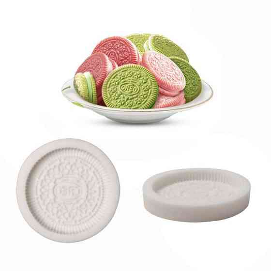 Силиконовый молд Орео 52 мм серый Киев