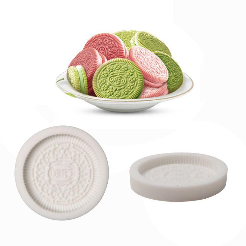 Силіконовий молд Орео 52 мм сірий Київ - фото 4