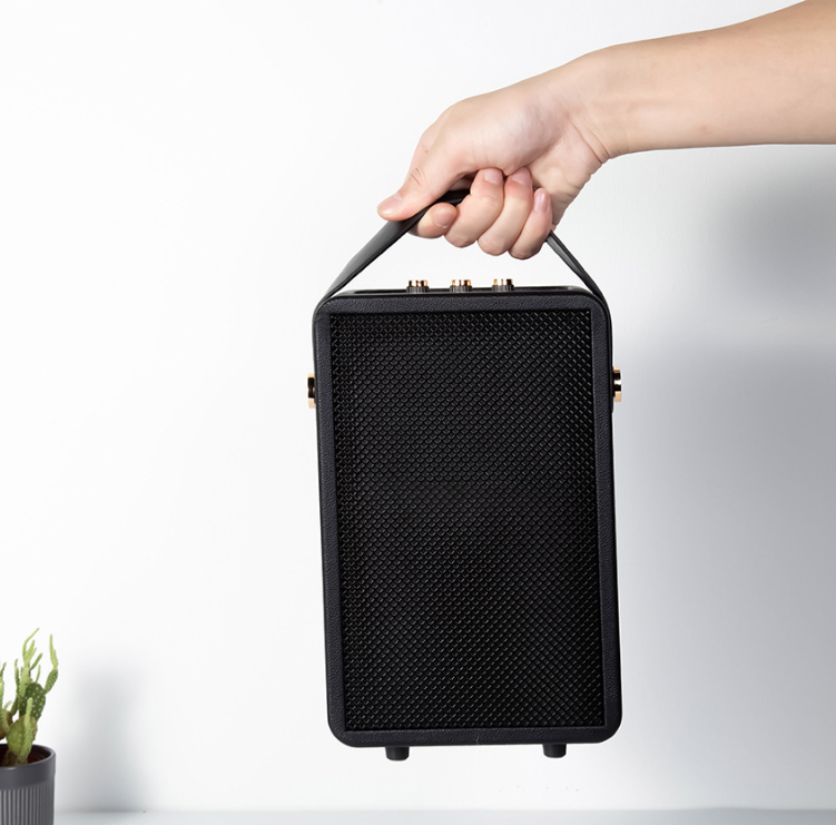 Портативна бездротова колонка музична акустика блютуз-стиль Tufton Bluetooth-колонка з ручкою Чорний ( 26899 ) Харків - фото 5
