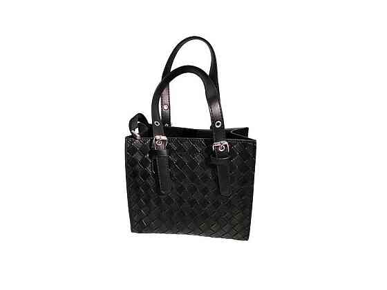 Сумка жіноча екошкіра 20*19*10 см чорна арт. D 6990-3 ТМ КИТАЙ Київ