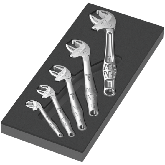 Набір універсальних ключів Wera 7-24мм 5шт, з автоматичним регулюванням, 6004 Joker 05150122001 Одеса