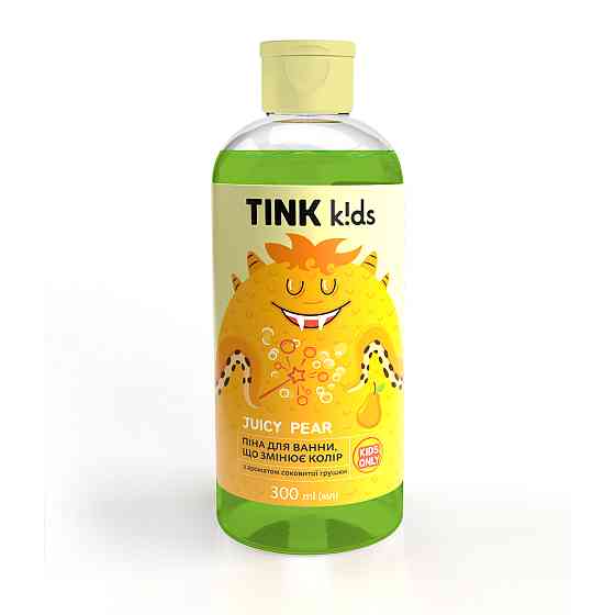 Пена для ванны, которая меняет цвет Juicy Pear kids Tink 300 мл Киев
