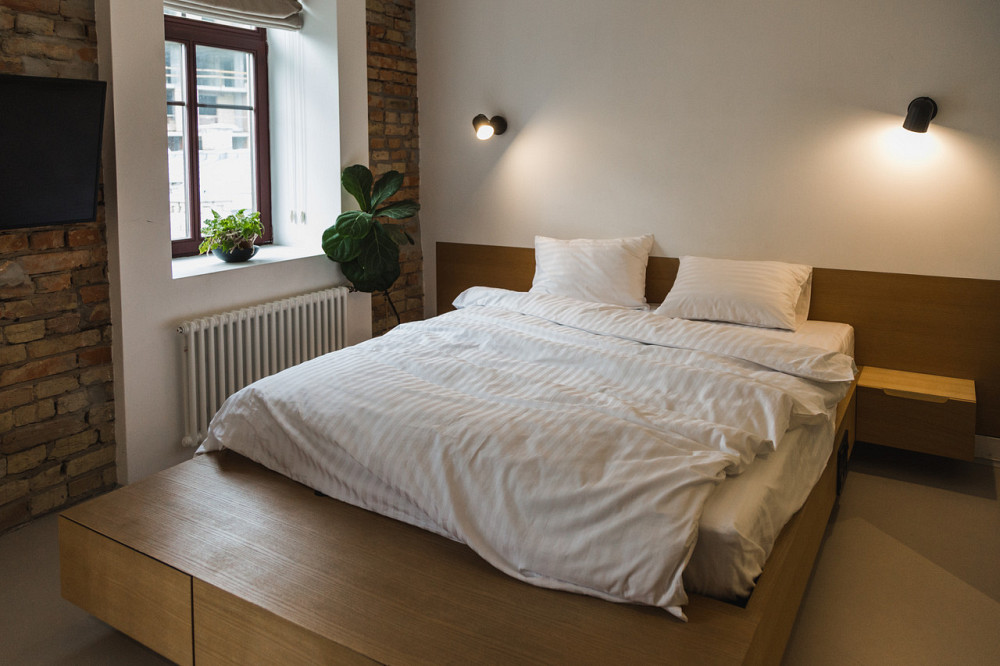 Ecotton Комплект постільної білизни Ecotton Сімейний 210х220 см готельний із Страйп-сатину біли Киев - изображение 7