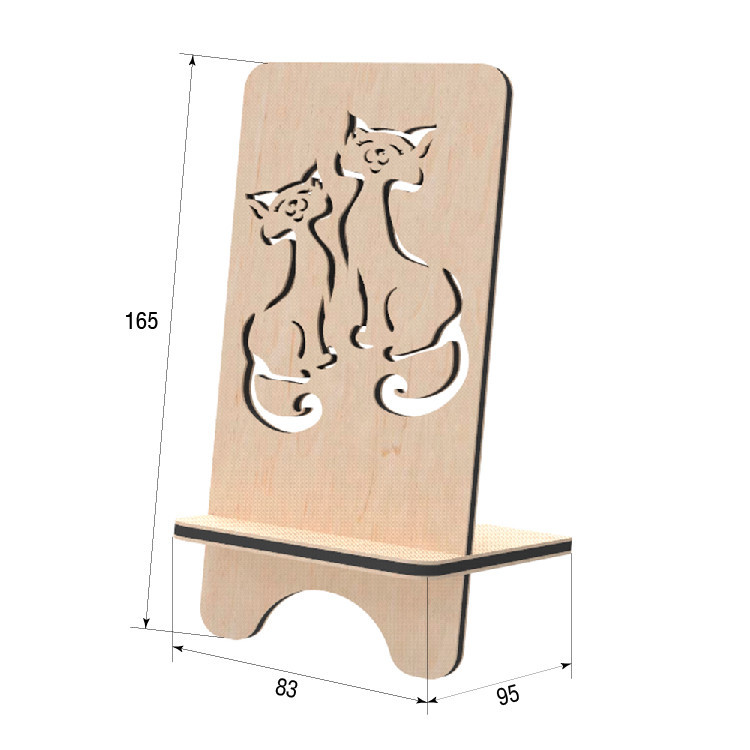 Підставка під телефон EKOSTAR Cats Київ - фото 3