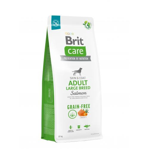 Корм сухий Brit Care Dog Grain-free Adult Large Breed для дорослих собак великих порід беззерновий з лососем 12 кг Київ - фото 1