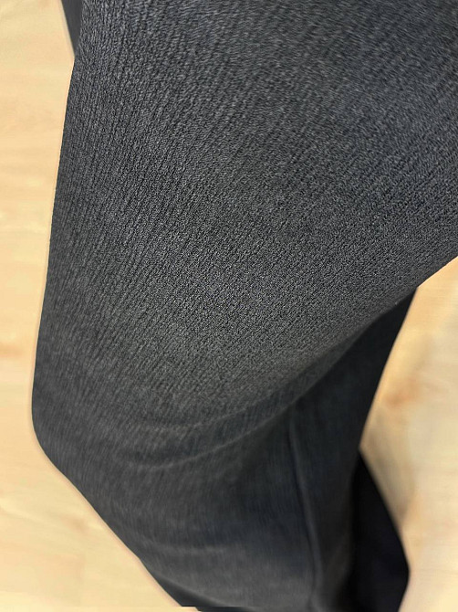 Брюки жіночі 0712 жатка палаццо на резинці чорні , чорний, M Київ - фото 6