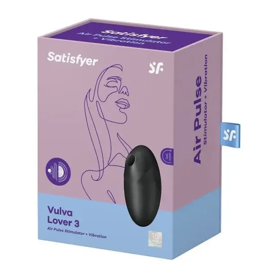 Вакуумний стимулятор Satisfyer Vulva Lover 3 Black Львів