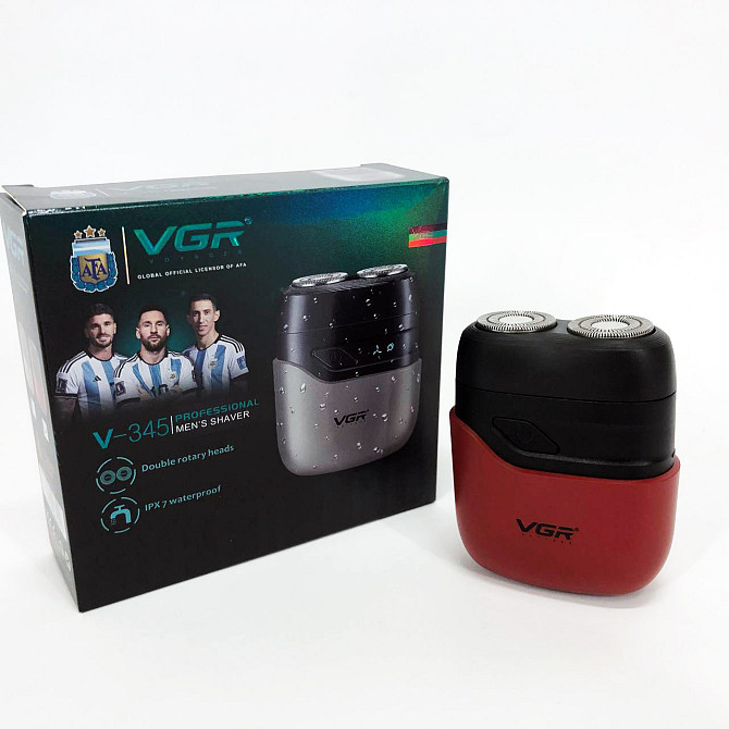 Електробритва VGR V-345. LY-129 Колір: червоний Київ - фото 3